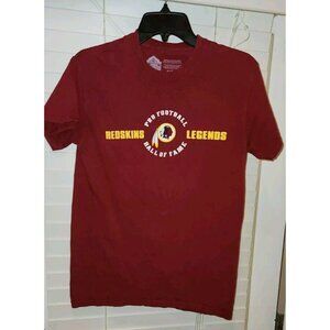Pro Football Hall Of Fame WASHINGTON REDSKINS adult SMALL tee shirt